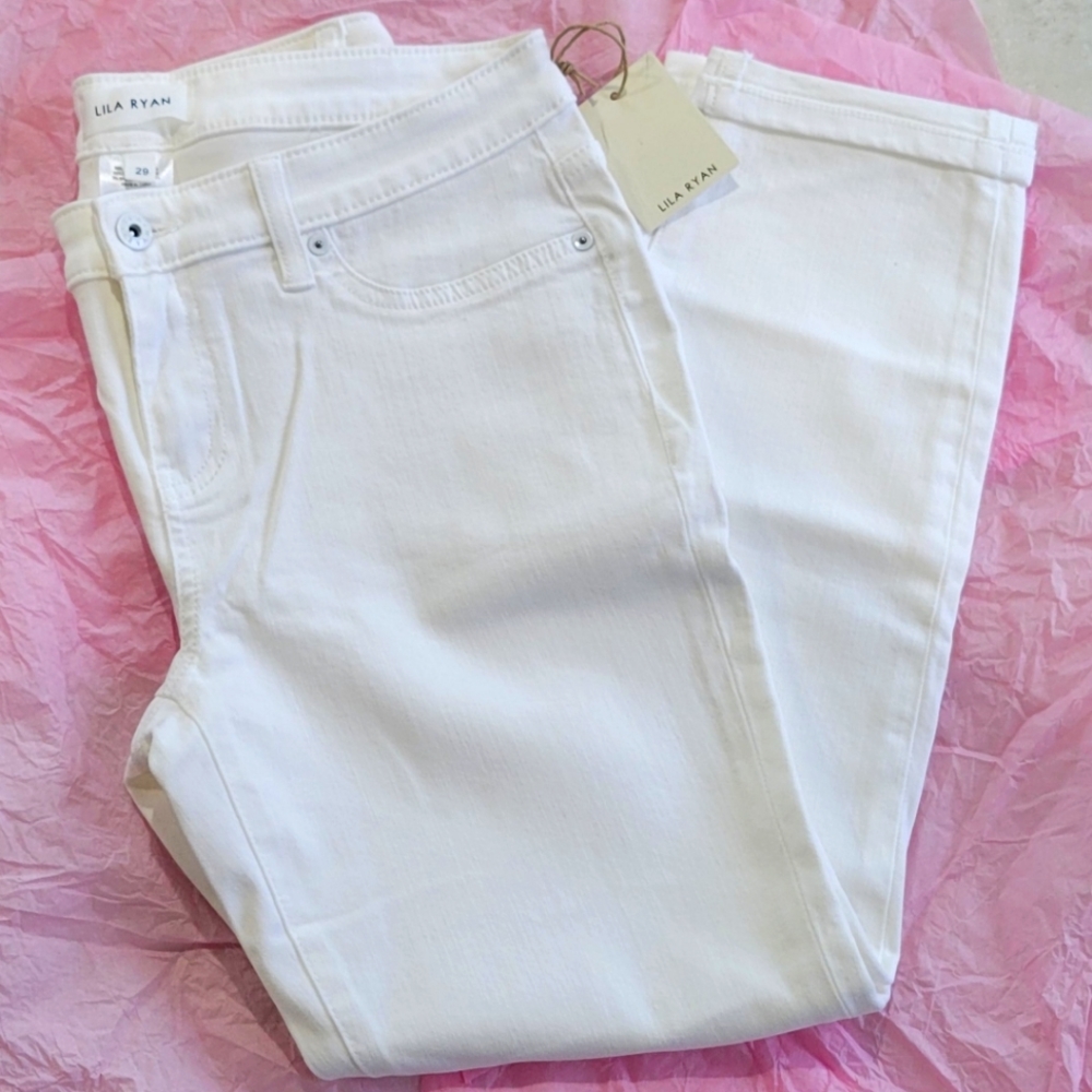 Lila Ryan White Skinny Jean Size 8
